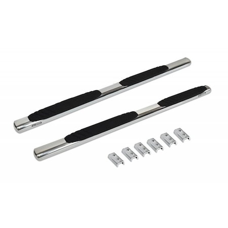 Go Rhino 87IN 4IN OVAL SIDE BAR 4IN O.E. XTREME PLUS - POL. S/S(BRKT NOT INCL) 640087PS